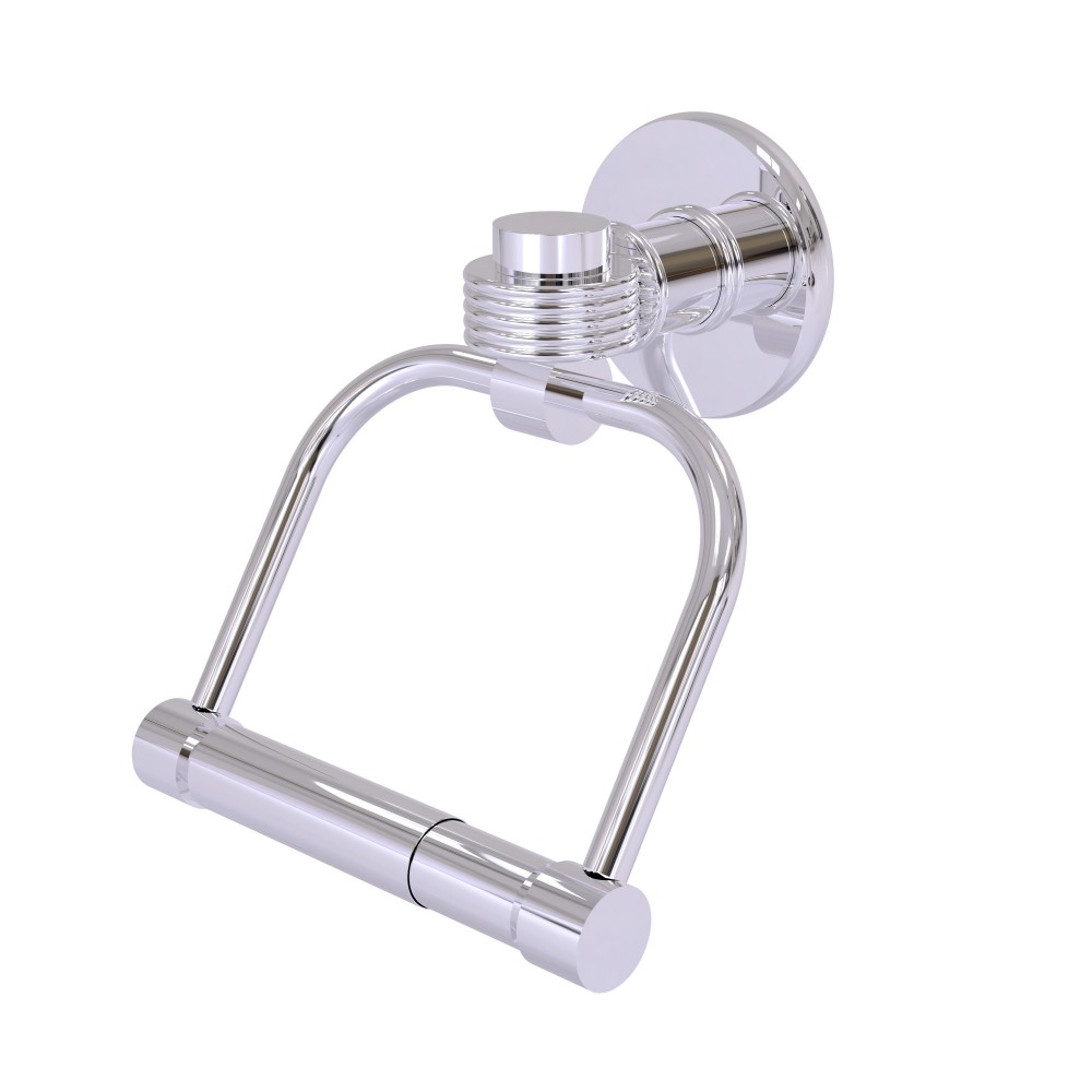 Allied Brass Continental Collection 2 Post Toilet Tissue Holder with Groovy Accents