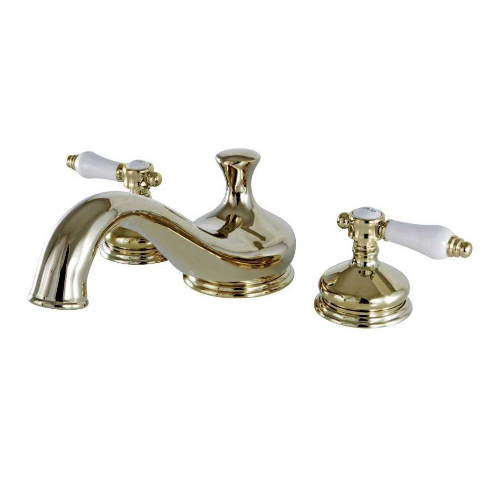 Kingston Brass Bel-Air Roman Tub Faucet, Polished Brass