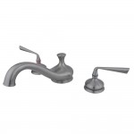 Kingston Brass Silver Sage Roman Tub Faucet, Brushed Nickel