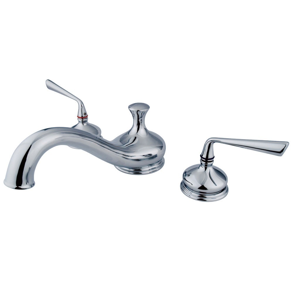 Kingston Brass Silver Sage Roman Tub Faucet, Polished Chrome Kingston Brass Silver Sage Roman Tub Faucet, Polished Chrome