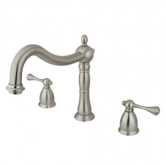 Kingston Brass Heritage Roman Tub Faucet, Brushed Nickel