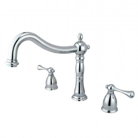 Kingston Brass Heritage Roman Tub Faucet, Polished Chrome