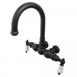 Kingston Brass Vintage 3-3/8-Inch Wall Mount Tub Faucet, Oil Rubbed Bronze