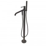 Kingston Brass Concord Freestanding Tub Faucet with Hand Shower, Oil Rubbed Bronze