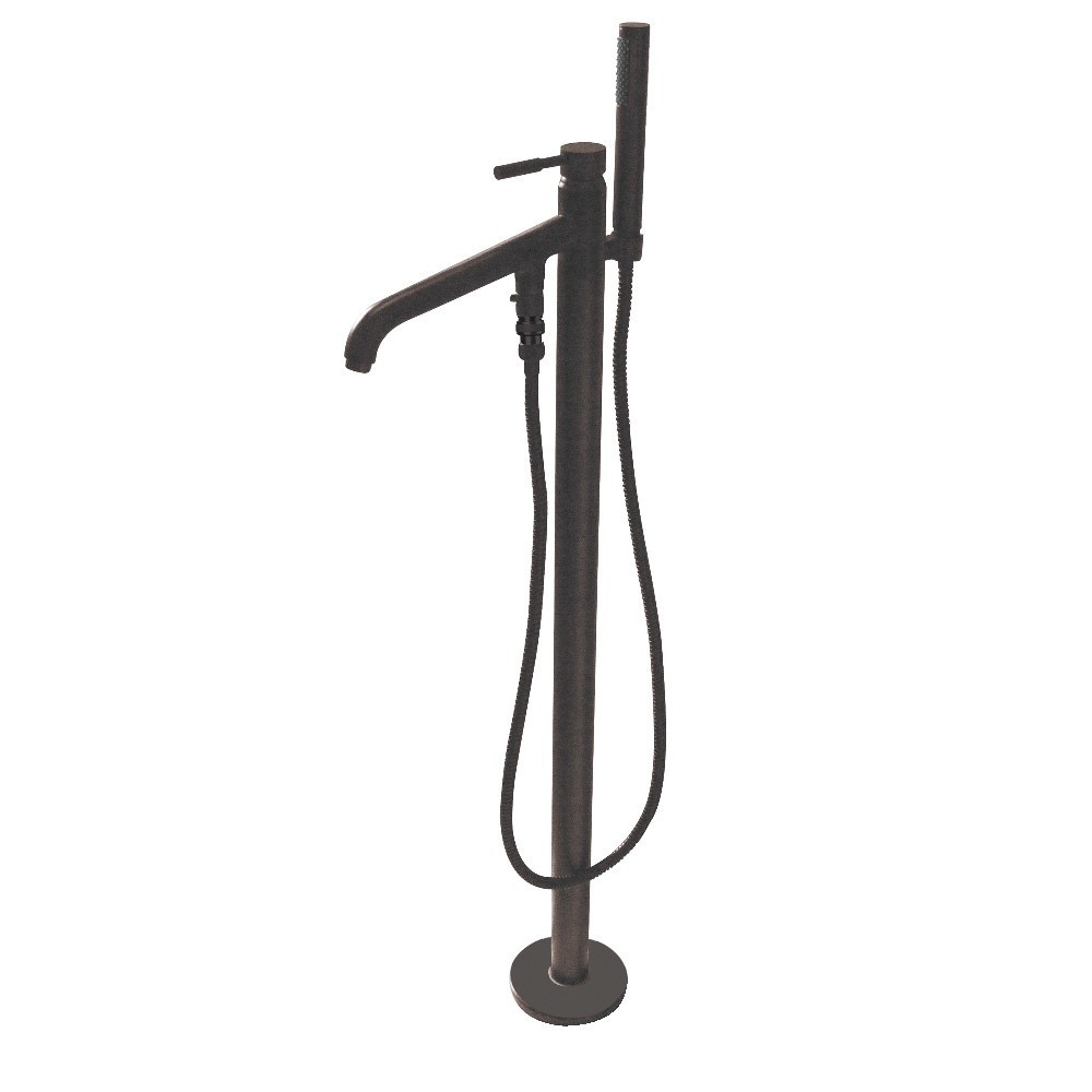 Kingston Brass Concord Freestanding Tub Faucet with Hand Shower, Oil Rubbed Bronze