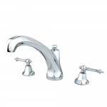 Kingston Brass Metropolitan Roman Tub Faucet, Polished Chrome