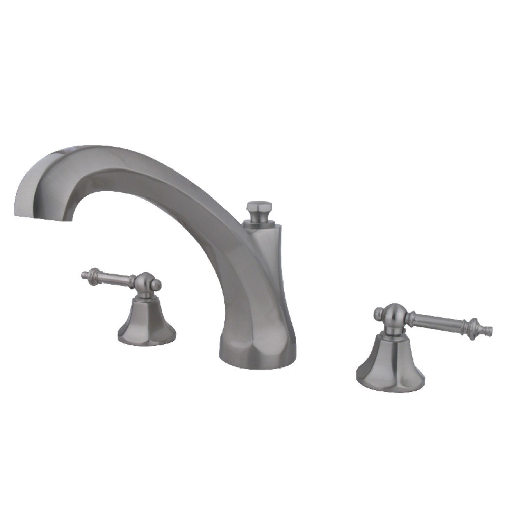 Kingston Brass Metropolitan Roman Tub Faucet, Brushed Nickel