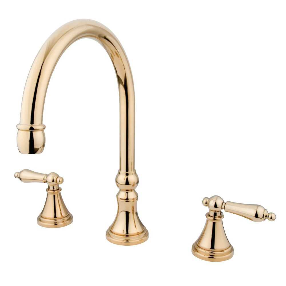 Kingston Brass Roman Tub Faucet, Polished Brass Kingston Brass Roman Tub Faucet, Polished Brass