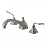 Kingston Brass Silver Sage Roman Tub Faucet, Brushed Nickel