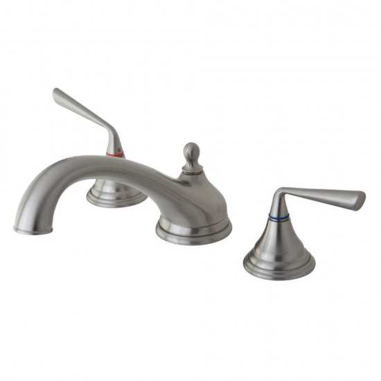 Kingston Brass Silver Sage Roman Tub Faucet, Brushed Nickel