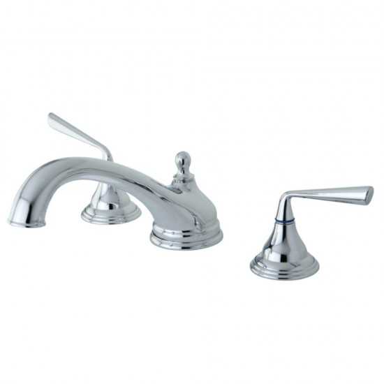 Kingston Brass Silver Sage Roman Tub Faucet, Polished Chrome