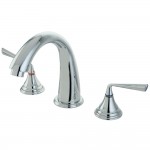 Kingston Brass Silver Sage Roman Tub Faucet, Polished Chrome