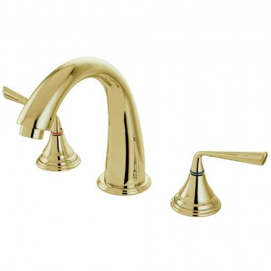 Kingston Brass Silver Sage Roman Tub Faucet, Polished Brass