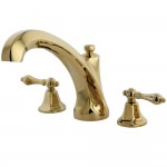 Kingston Brass Metropolitan Roman Tub Faucet, Polished Brass