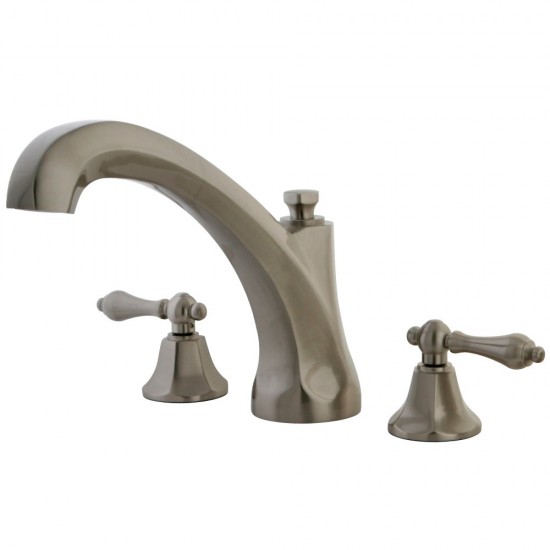 Kingston Brass Metropolitan Roman Tub Faucet, Brushed Nickel