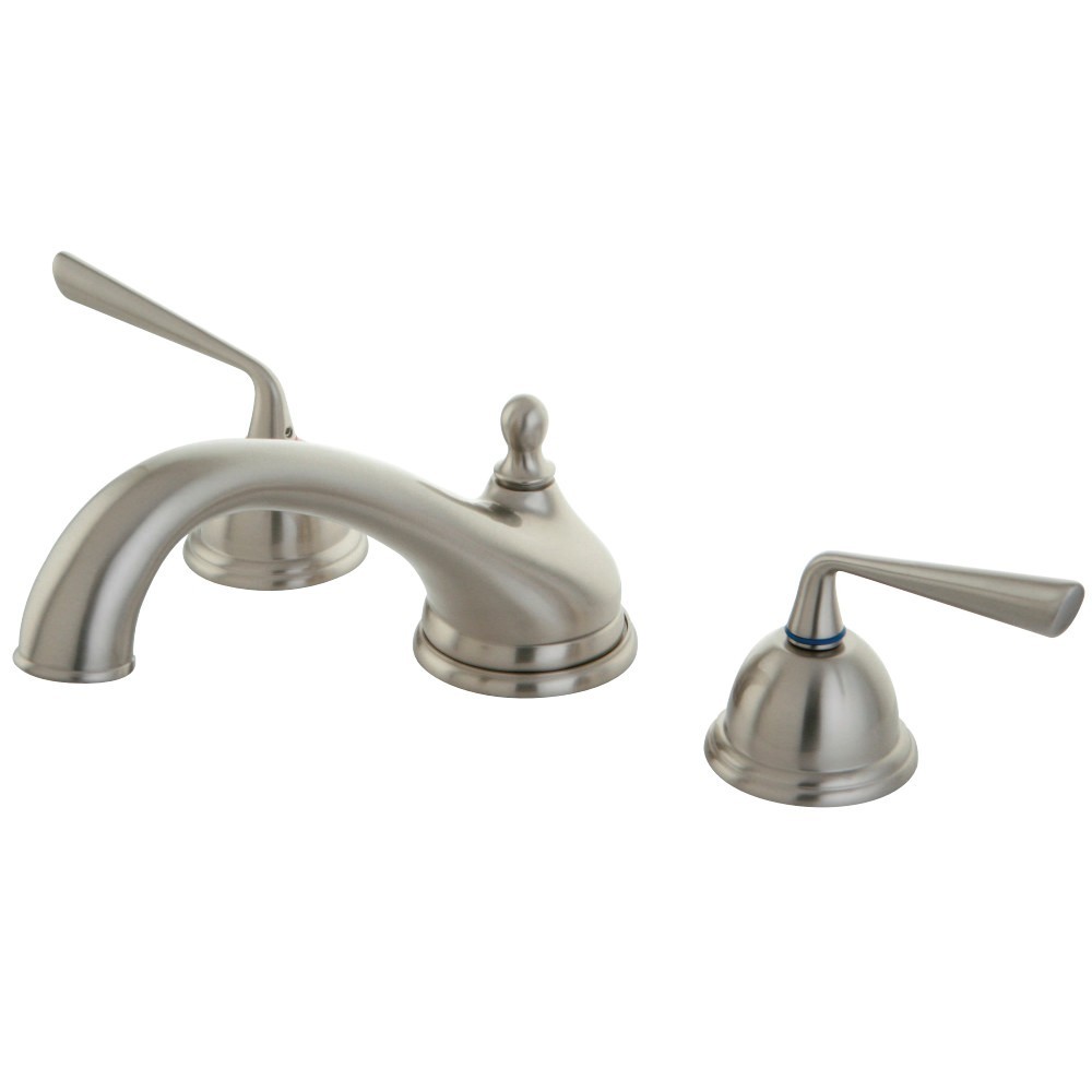 Kingston Brass Silver Sage Roman Tub Faucet, Brushed Nickel