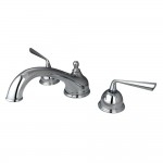 Kingston Brass Silver Sage Roman Tub Faucet, Polished Chrome