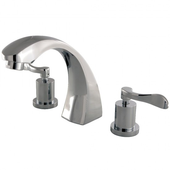 Kingston Brass Vintage Roman Tub Faucet, Polished Chrome