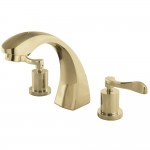 Kingston Brass Vintage Roman Tub Faucet, Polished Brass