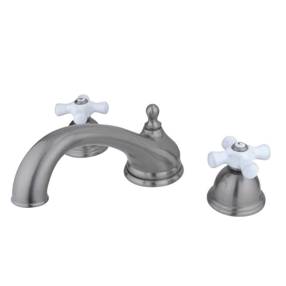 Kingston Brass Vintage Roman Tub Faucet, Brushed Nickel Kingston Brass Vintage Roman Tub Faucet, Brushed Nickel