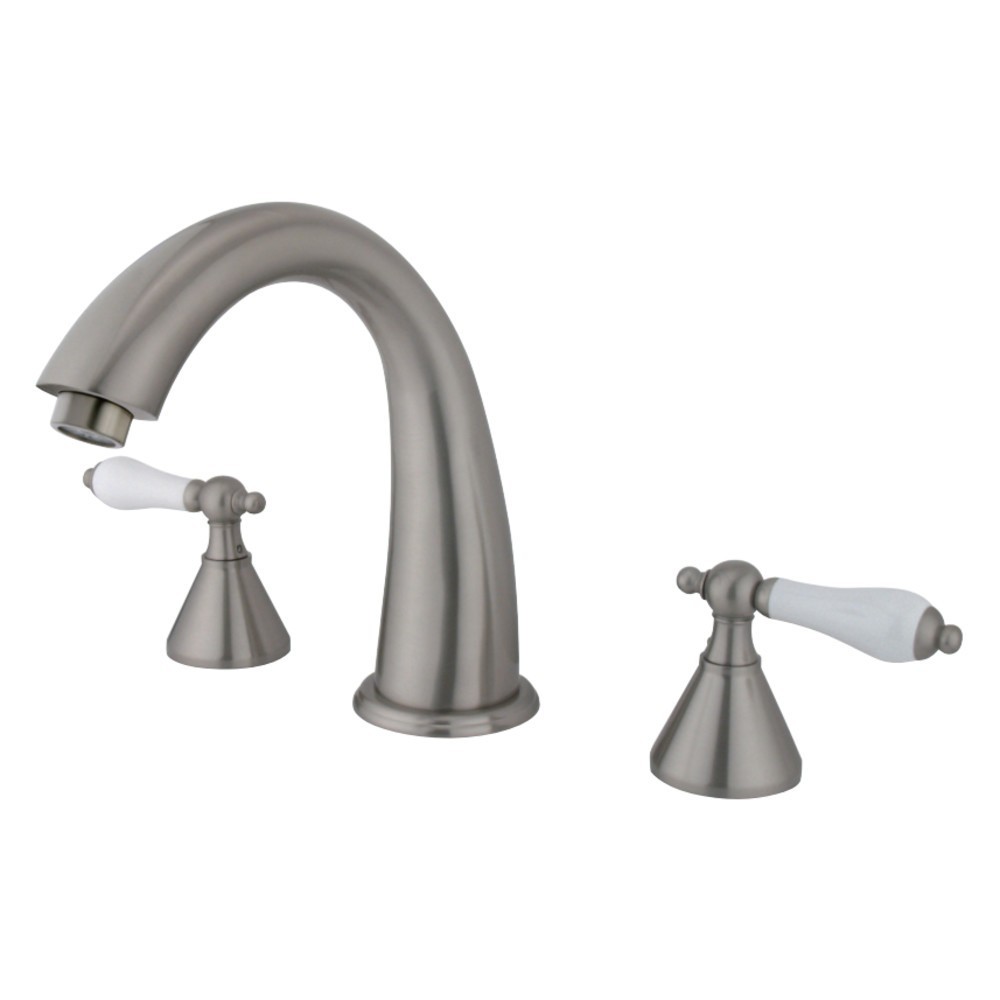 Kingston Brass Naples Roman Tub Faucet, Brushed Nickel