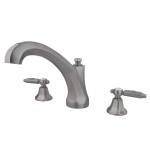 Kingston Brass Georgian Roman Tub Faucet, Brushed Nickel