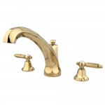 Kingston Brass Georgian Roman Tub Faucet, Polished Brass