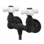Kingston Brass Vintage 3-3/8-Inch Wall Mount Tub Faucet, Oil Rubbed Bronze