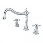 Kingston Brass Heritage Roman Tub Faucet, Polished Chrome