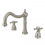 Kingston Brass Heritage Roman Tub Faucet, Brushed Nickel