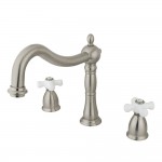 Kingston Brass Heritage Roman Tub Faucet, Brushed Nickel