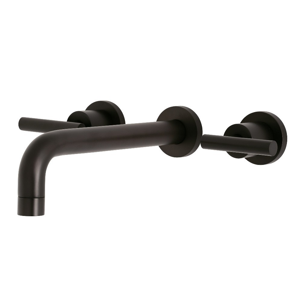 Kingston Brass Manhattan 2-Handle Wall Mount Tub Faucet, Oil Rubbed Bronze