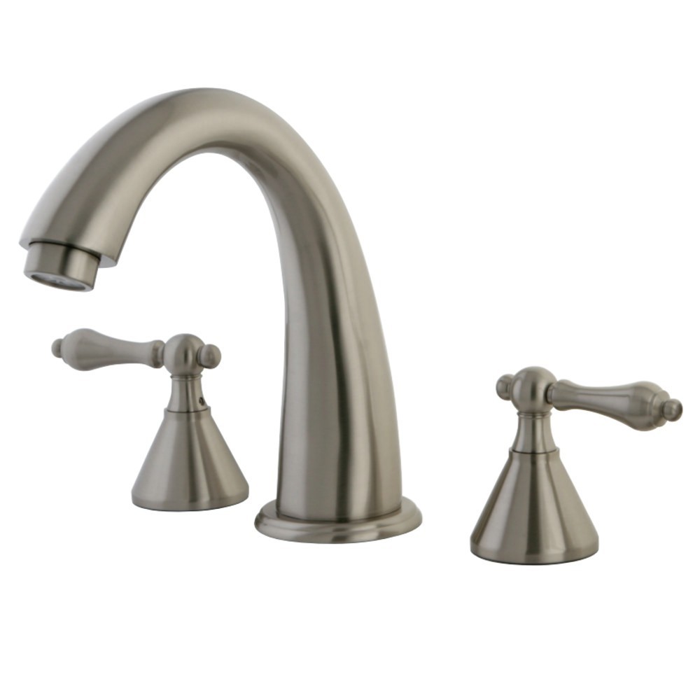 Kingston Brass Naples Roman Tub Faucet, Brushed Nickel