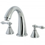 Kingston Brass Naples Roman Tub Faucet, Polished Chrome
