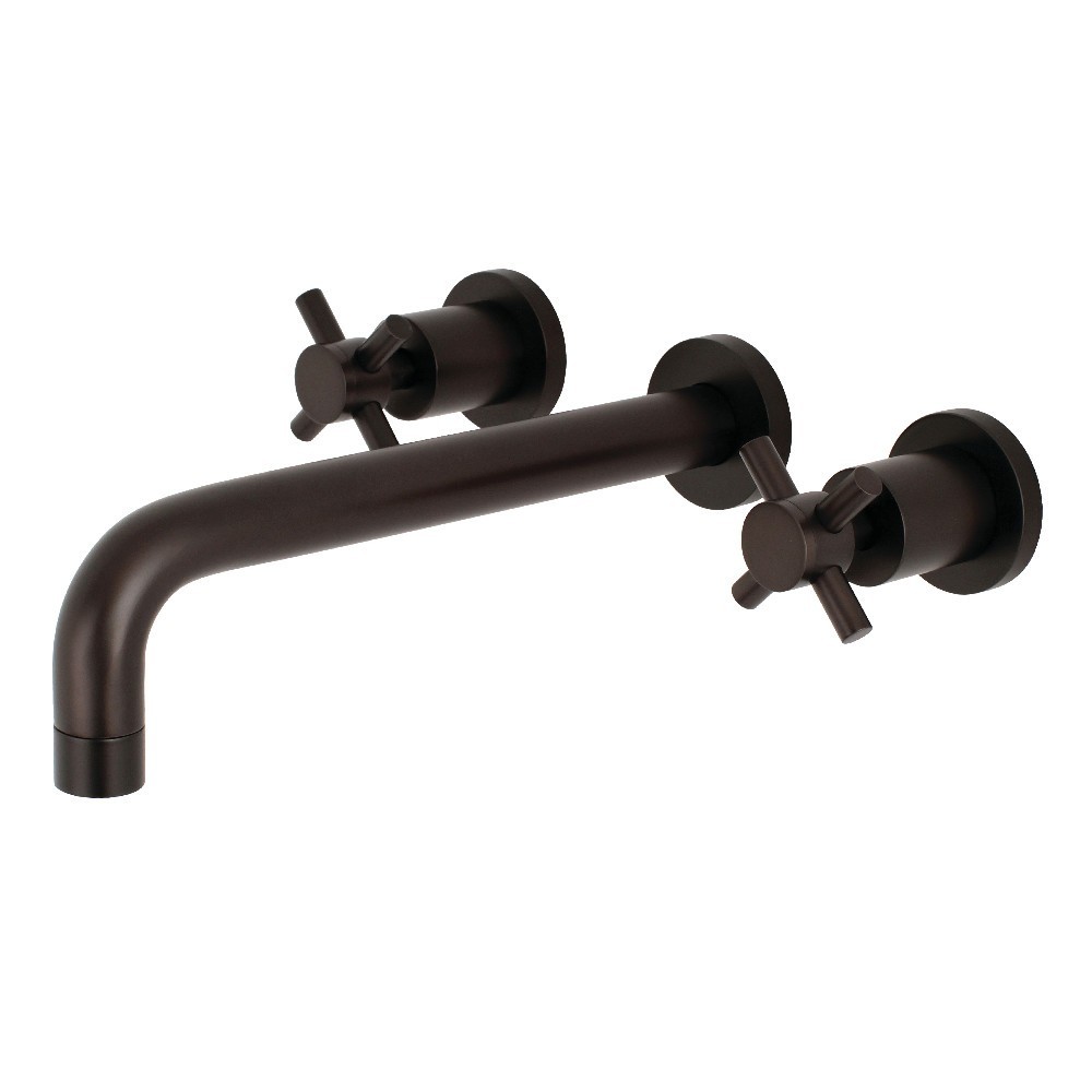 Kingston Brass Concord 2-Handle Wall Mount Roman Tub Faucet, Oil Rubbed Bronze Kingston Brass Concord 2-Handle Wall Mount Roman Tub Faucet, Oil Rubbed Bronze