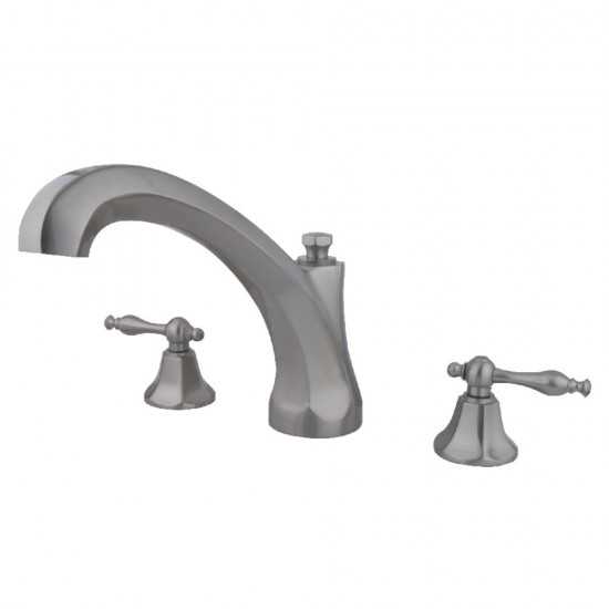 Kingston Brass Metropolitan Roman Tub Faucet, Brushed Nickel