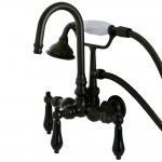 Aqua Vintage Duchess Wall Mount Clawfoot Tub Faucet, Oil Rubbed Bronze