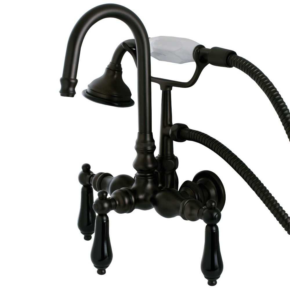 Aqua Vintage Duchess Wall Mount Clawfoot Tub Faucet, Oil Rubbed Bronze Aqua Vintage Duchess Wall Mount Clawfoot Tub Faucet, Oil Rubbed Bronze