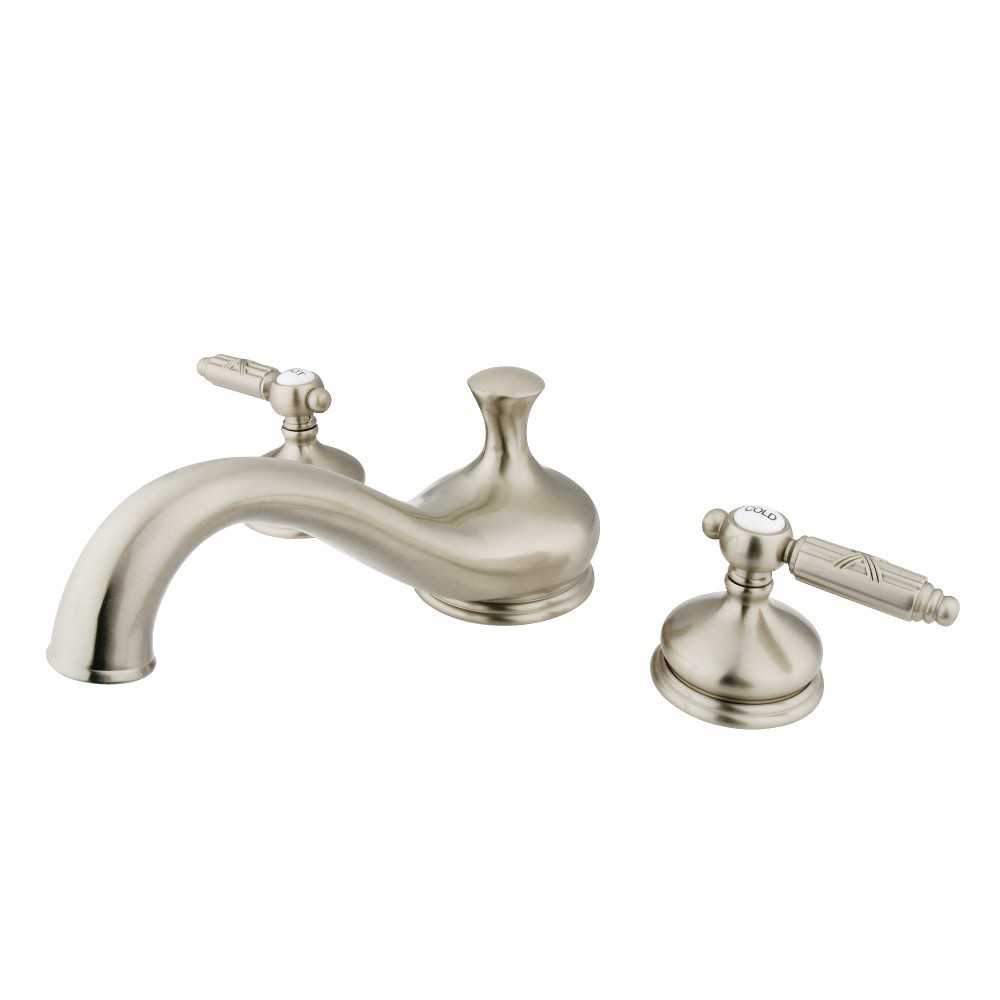 Kingston Brass Georgian Roman Tub Faucet, Brushed Nickel