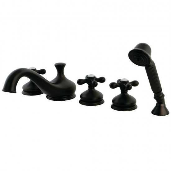 Kingston Brass Roman Tub Faucet with Hand Shower, Oil Rubbed Bronze