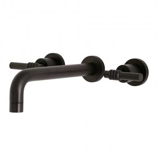 Kingston Brass Milano 2-Handle Wall Mount Tub Faucet, Oil Rubbed Bronze