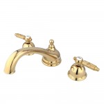 Kingston Brass Georgian Roman Tub Faucet, Polished Brass