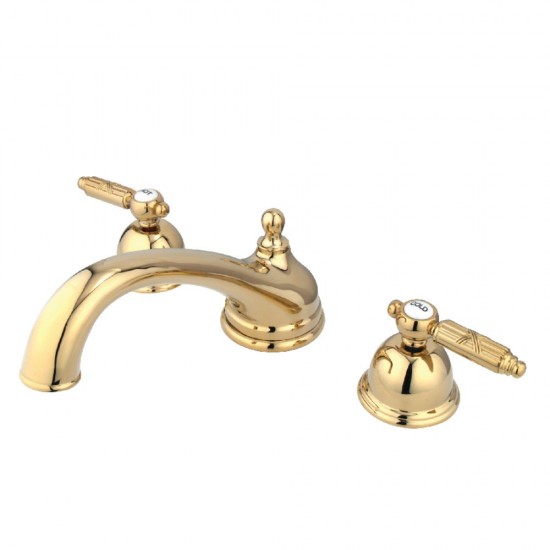 Kingston Brass Georgian Roman Tub Faucet, Polished Brass