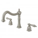 Kingston Brass Heritage Roman Tub Faucet, Brushed Nickel