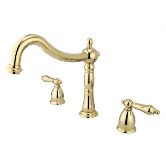 Kingston Brass Heritage Roman Tub Faucet, Polished Brass