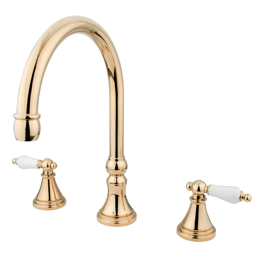 Kingston Brass Roman Tub Faucet, Polished Brass