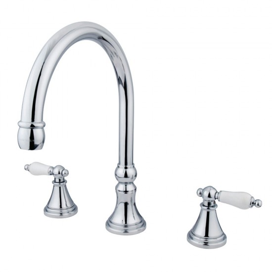 Kingston Brass Roman Tub Faucet, Polished Chrome