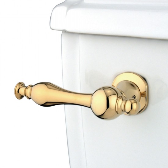 Kingston Brass Naples Toilet Tank Lever, Polished Brass