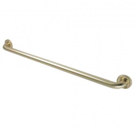 Kingston Brass Camelon 32" Decorative Grab Bar, Brushed Brass