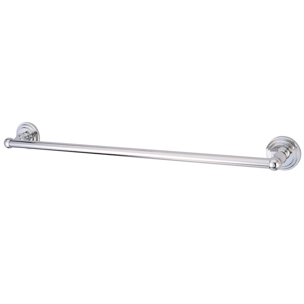 Kingston Brass Milano 24" Towel Bar, Polished Chrome